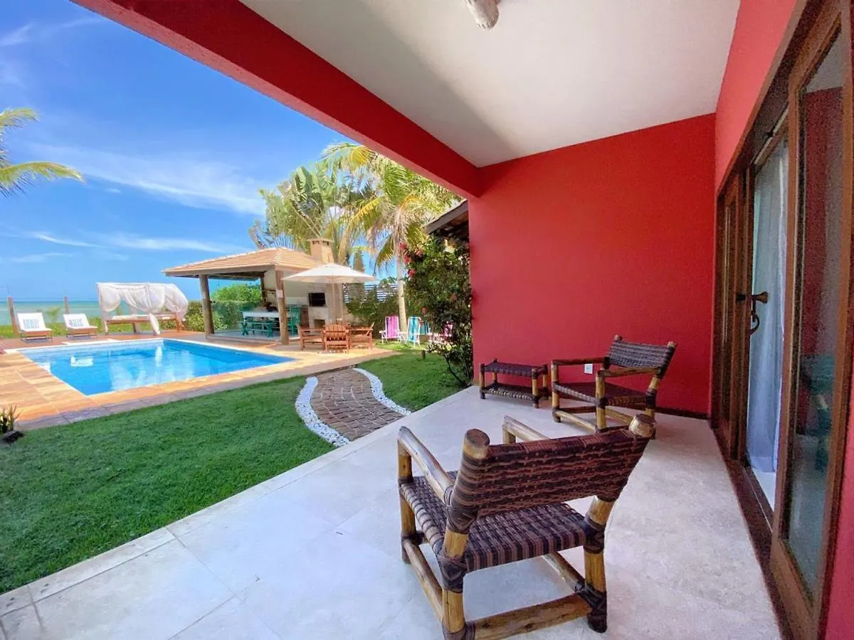 Pè na Areia Arraial d'Ajuda Villa Cristian Porto Seguro Hébergement de vacances
